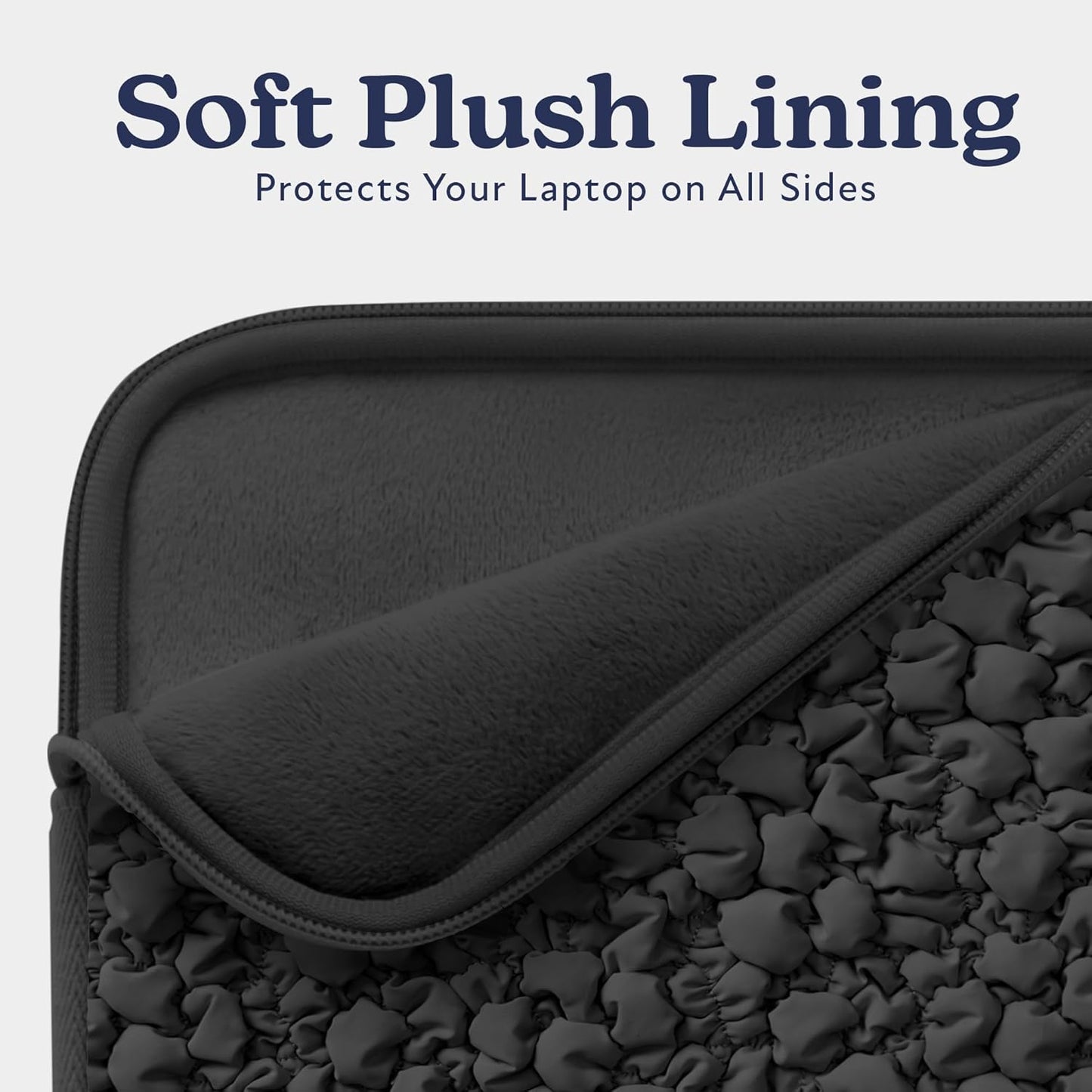 Vandel Puffy Laptop Sleeve Case, 13-14 inch Laptop Sleeve Bag Case 13.3 Inch, Compatible with Mac Air 13, MacBook Pro 13 in, MacBook 14 in, iPad Pro 12.9, HP Dell ASUS
