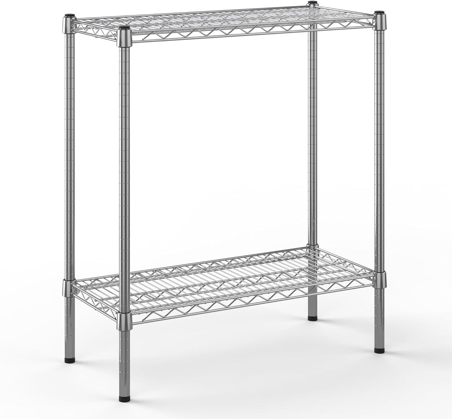 14" Deep x 30" Wide x 34" Height Wire Shelving Kit | 2-Tier | NSF Commercial Storage Rack Unit