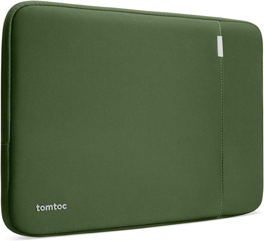tomtoc 360° Protective Laptop Sleeve for 13-inch New MacBook Air M4/A3240 2025, M3/A3113, M2/A2681 M1/A2337 A2179 A1932, 13-inch MacBook Pro M2/A2686 M1/A2338, Water-Resistant Computer Case Bag