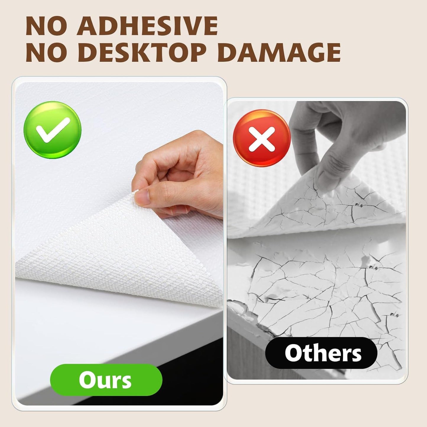 Shelf Liners for Kitchen Cabinets 12in x 39.37FT Non Adhesive Drawer Liner Pure White Thickened Shelf Liner Strong Non-Slip Easy to Clean for Tool Box Refrigerator with Knife and Tape Measure