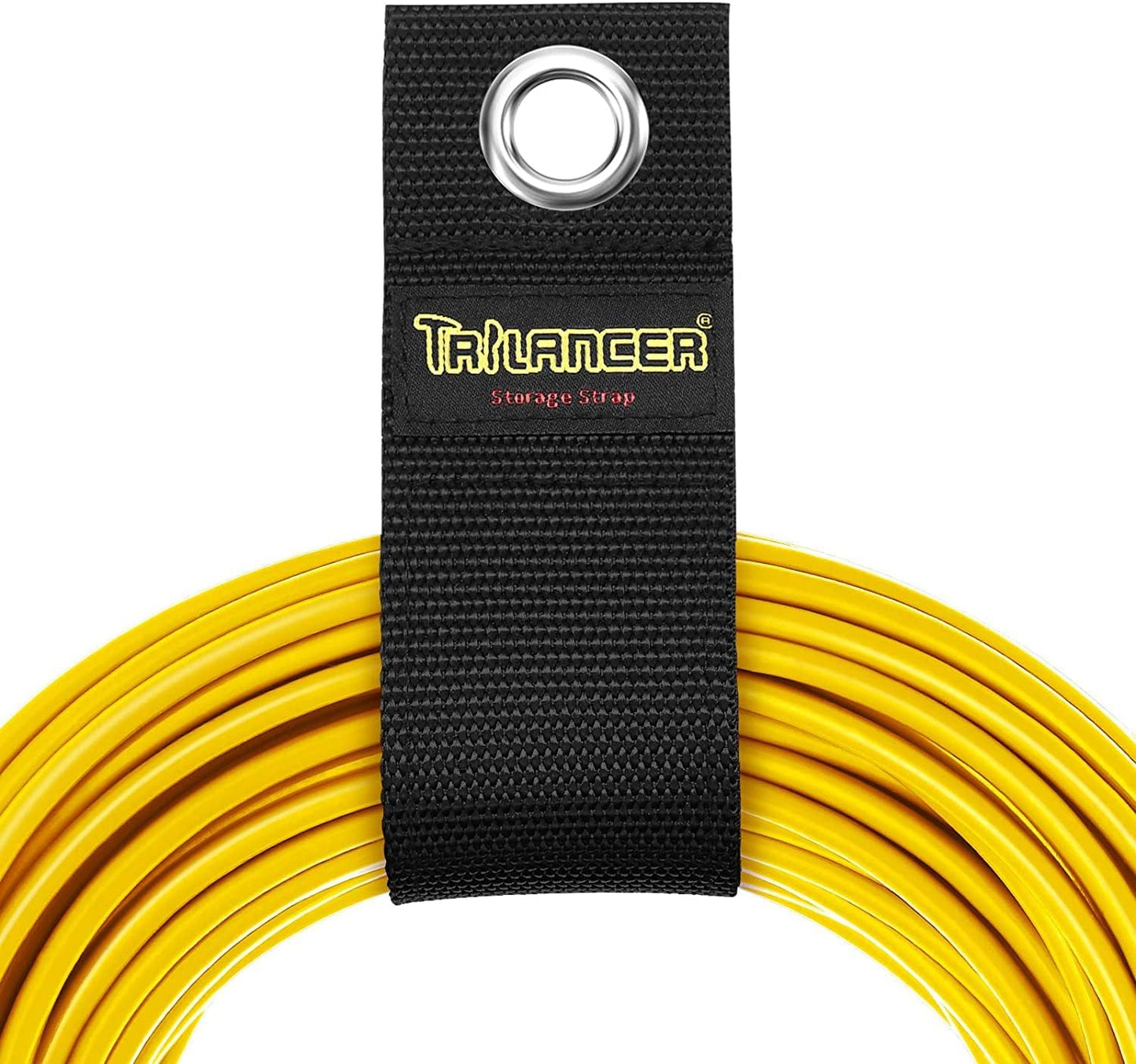 Extension Cord Organizer(Assorted 8 Pack), Cord Holder for Garage Organization and Storage, Heavy Duty Straps for Cables, Garden Hoses, Ropes with Metal Grommet for Hanging on Walls(4L,4XL)