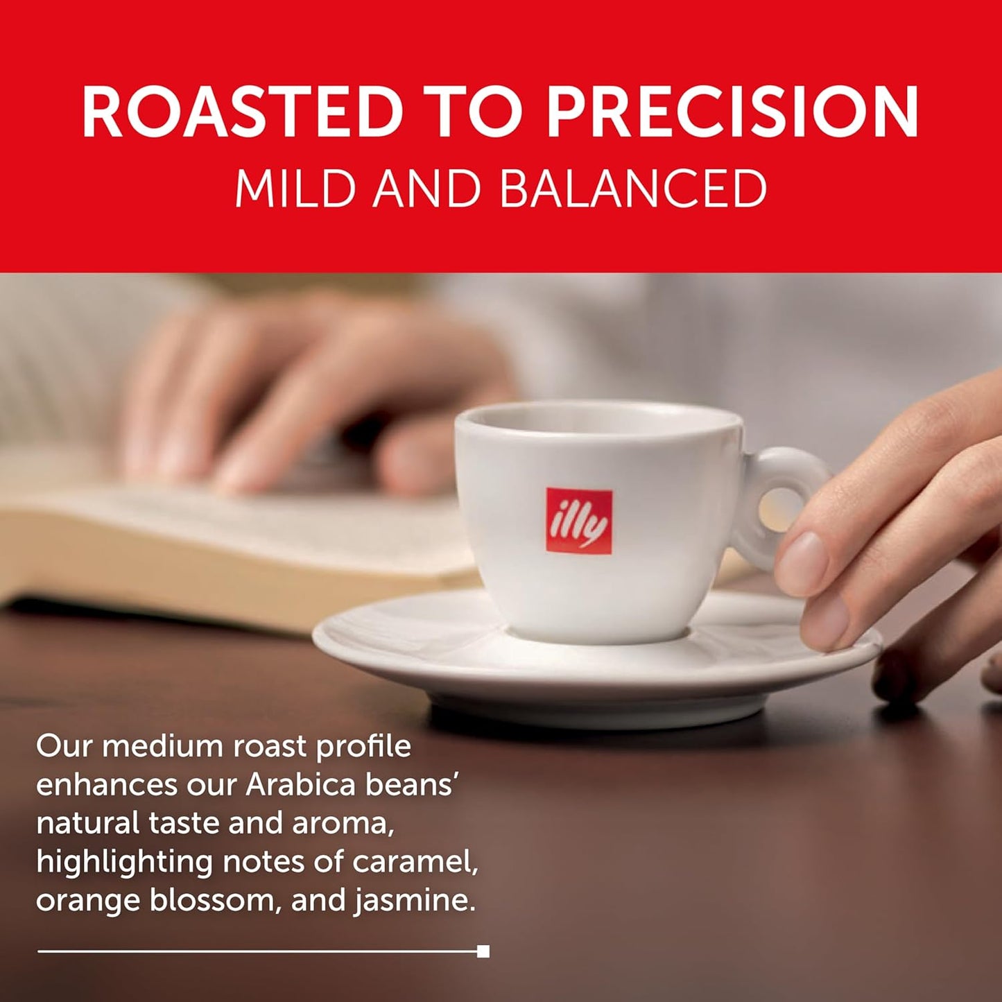 illy Aluminum Espresso Pods - Compatible with Nespresso Machines - Classico Lungo Roast Coffee - Mild & Balanced - Notes Of Caramel, Orange Blossom & Jasmine - 10 Count (Pack of 20)