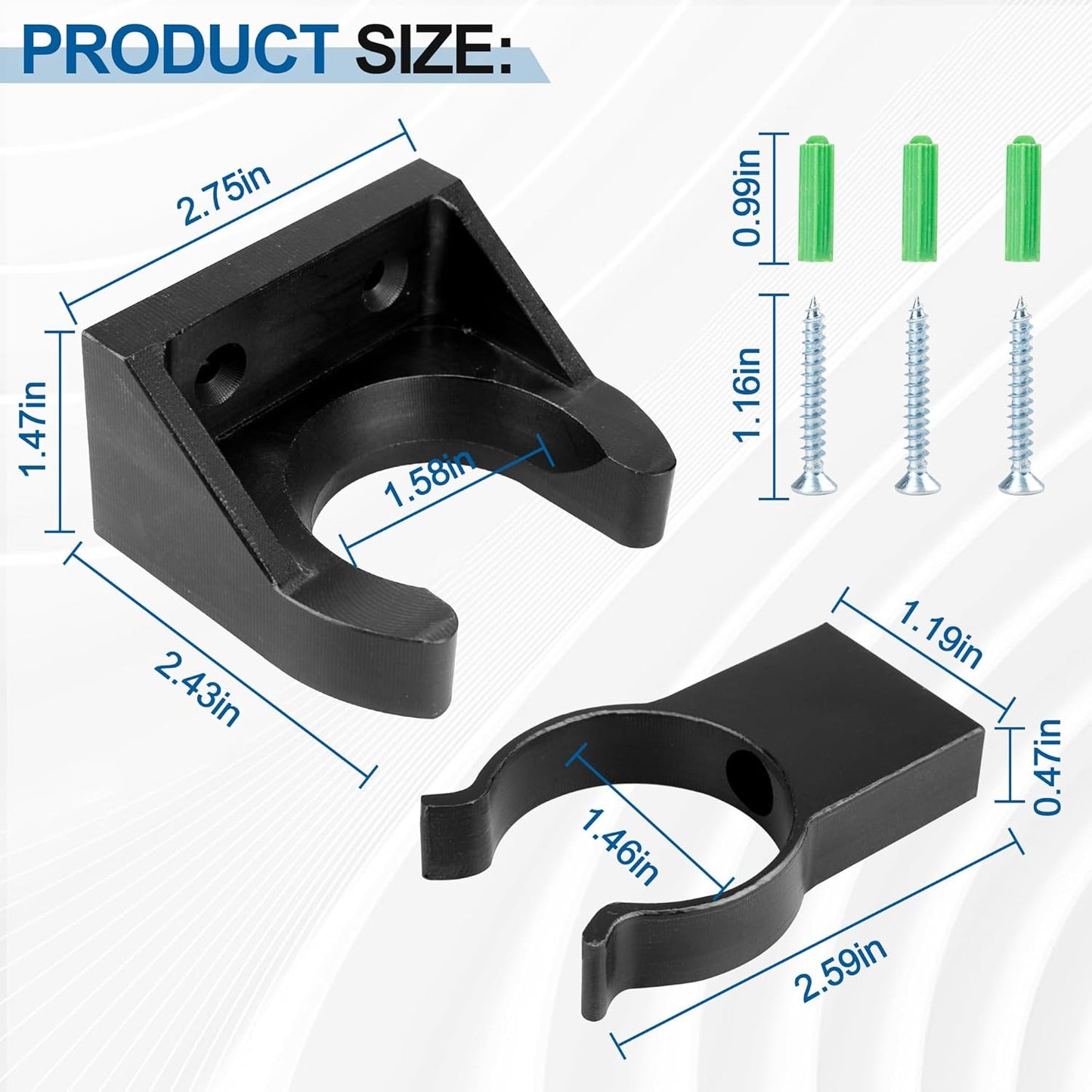 Vacuum Wall Mount Holder Bracket for Dyson Stick Wand Tube - Wall Mount Hook Hanger Compatible with Dyson Stick Vacuum Cleaner V15 V11 V10 V8 V7, Vacuum Attachments & Accessories for Dyson Stick