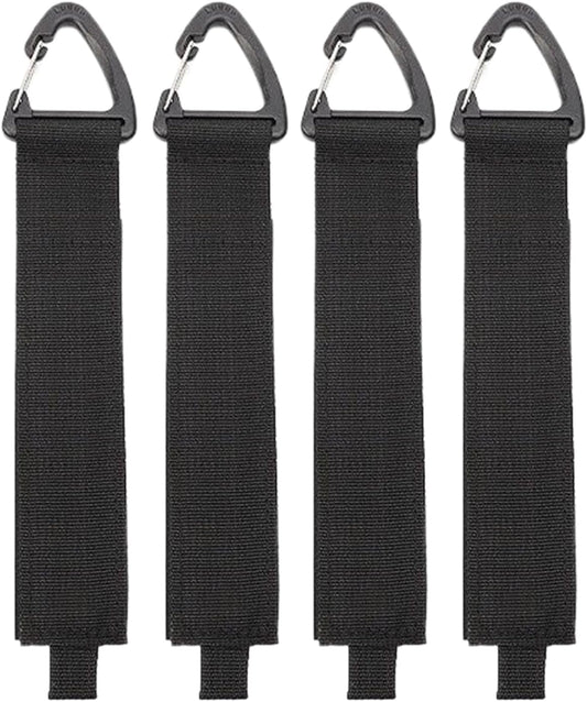 Extension Cord Storage 4 Pieces Heavy-Duty Workshop Organizer Extension Cord Wrap Holder with Triangular Buckle for Workshop Garage Maintenance Warehouse Utility Room Basement Shed Closet