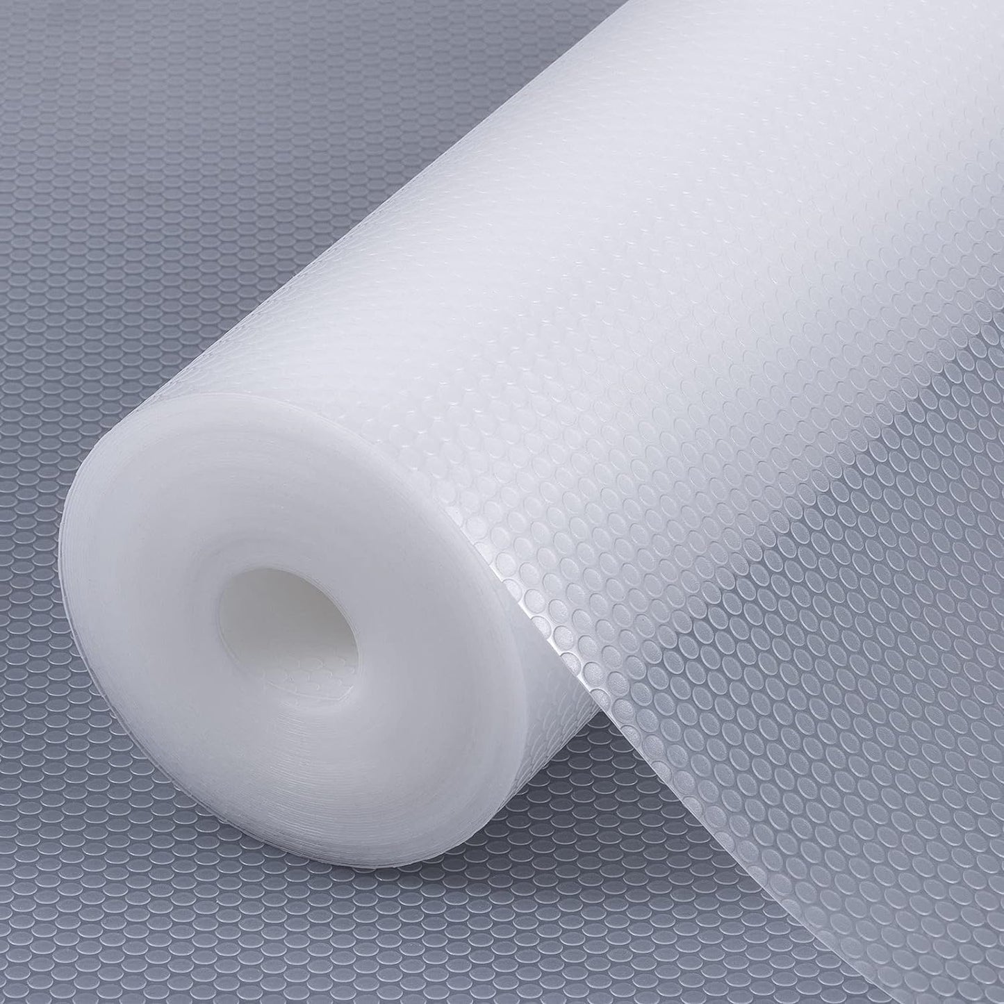 Shelf Liners for Kitchen Cabinet Refrigerator Liners Waterproof Kitchen Cupboard Liner Drawer Mats EVA Material Non Adhesive Fridge Mats for Shelves Clear 17.5 x 157.4 Inches