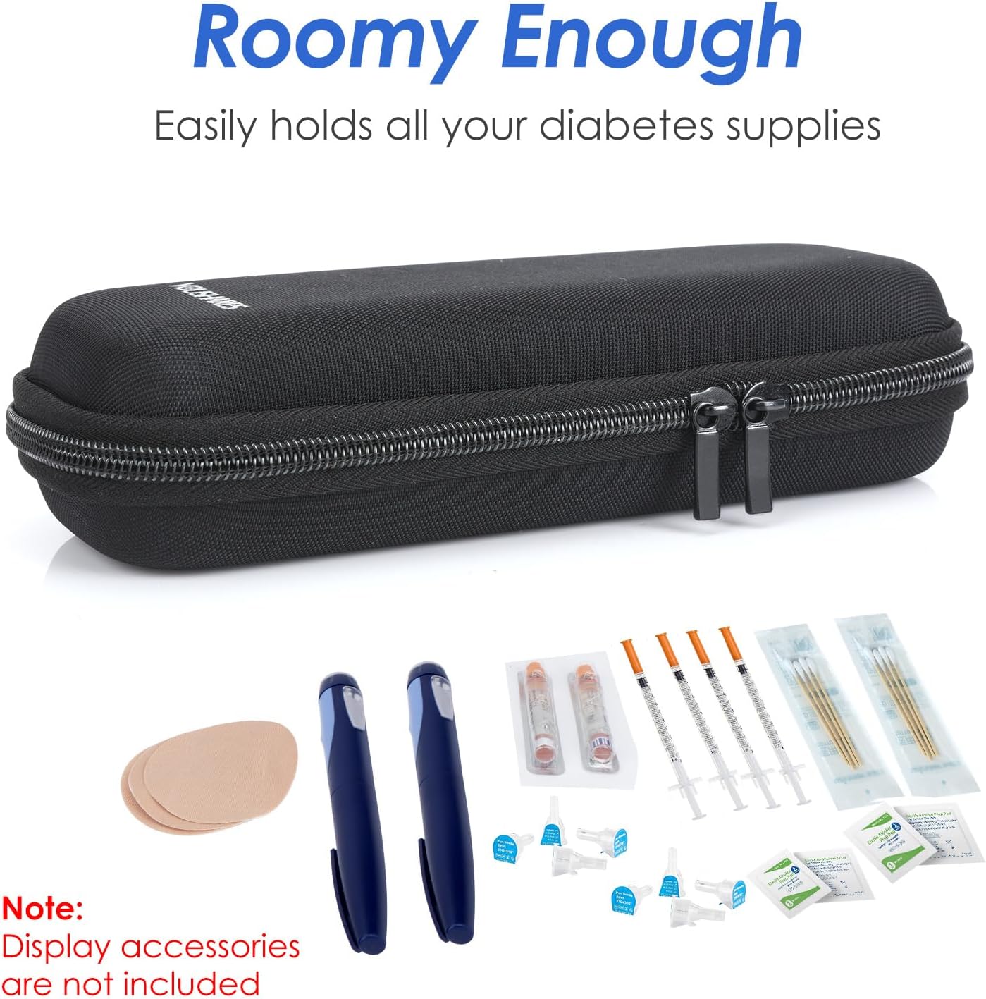 YOUSHARES Insulin Cooler Travel Case TSA Approved - Portable Medication Cooler for Travel and Daily Life, Diabetic Travel Case with 2 Ice Packs