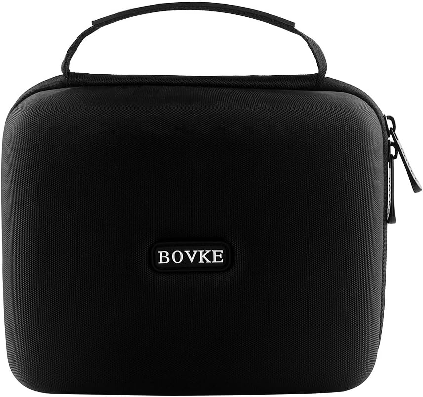 BOVKE Hard Drive Case for WD Elements My Book Seagate Expansion Desktop External Hard Drive HDD 6TB 8TB 10TB 12TB 14TB 16TB 18TB 22TB 24TB 26TB 28TB, 3.5 Inch Portable Desktop HDD Carrying Case, Black