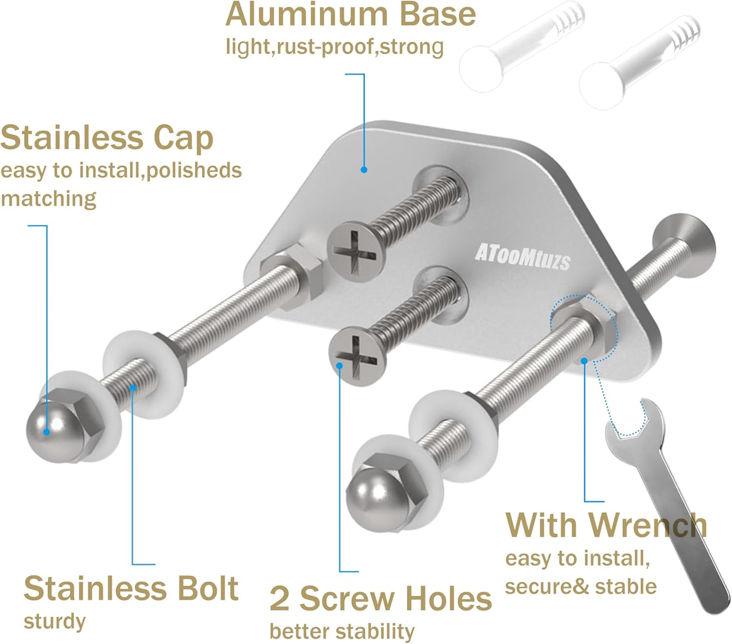 Skateboard Wall Mount Display(6 Packs)-Aluminum Ramp Shape Skateboard Deck Wall Mount with Two Screw Holes for Horizontal and Vertical Hanging Skateboard Display Decor