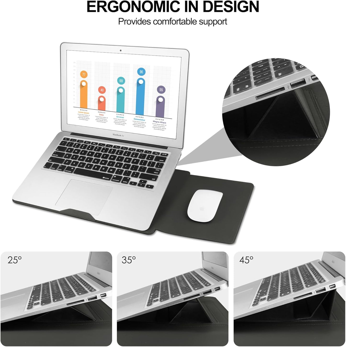 15.6" Laptop Sleeve-Compatible with MacBook Pro 16/15.4'' MacBook Pro 15, Mac Air 15 - Waterproof Soft 15 16 inch pc case for HP, Dell, 15 inch Laptop Sleeve case,Grey