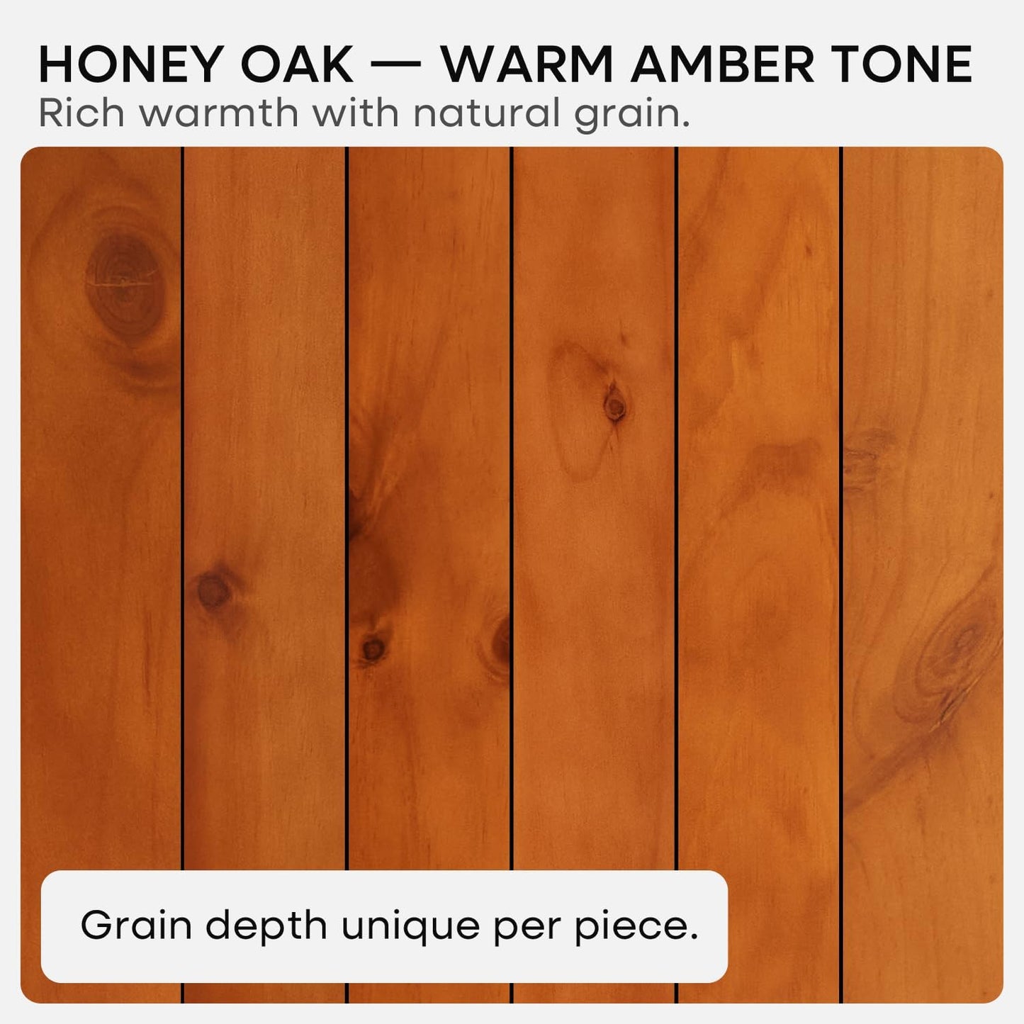 Homeforia 16 inch Oak Floating Shelf, High End Solid Real Wood 16inch Small Floating Shelves for Wall Mounted, Honey Oak Wooden 16in Floating Shelves, Heavy Duty Bracket, 16 X 6.5 X 1.75 in, Set of 4