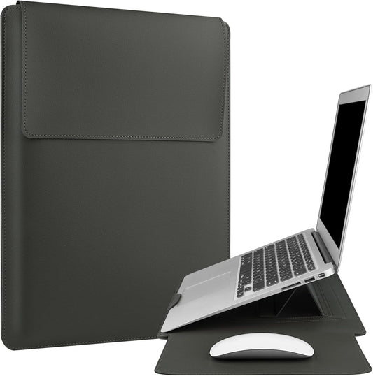 15.6" Laptop Sleeve-Compatible with MacBook Pro 16/15.4'' MacBook Pro 15, Mac Air 15 - Waterproof Soft 15 16 inch pc case for HP, Dell, 15 inch Laptop Sleeve case,Grey