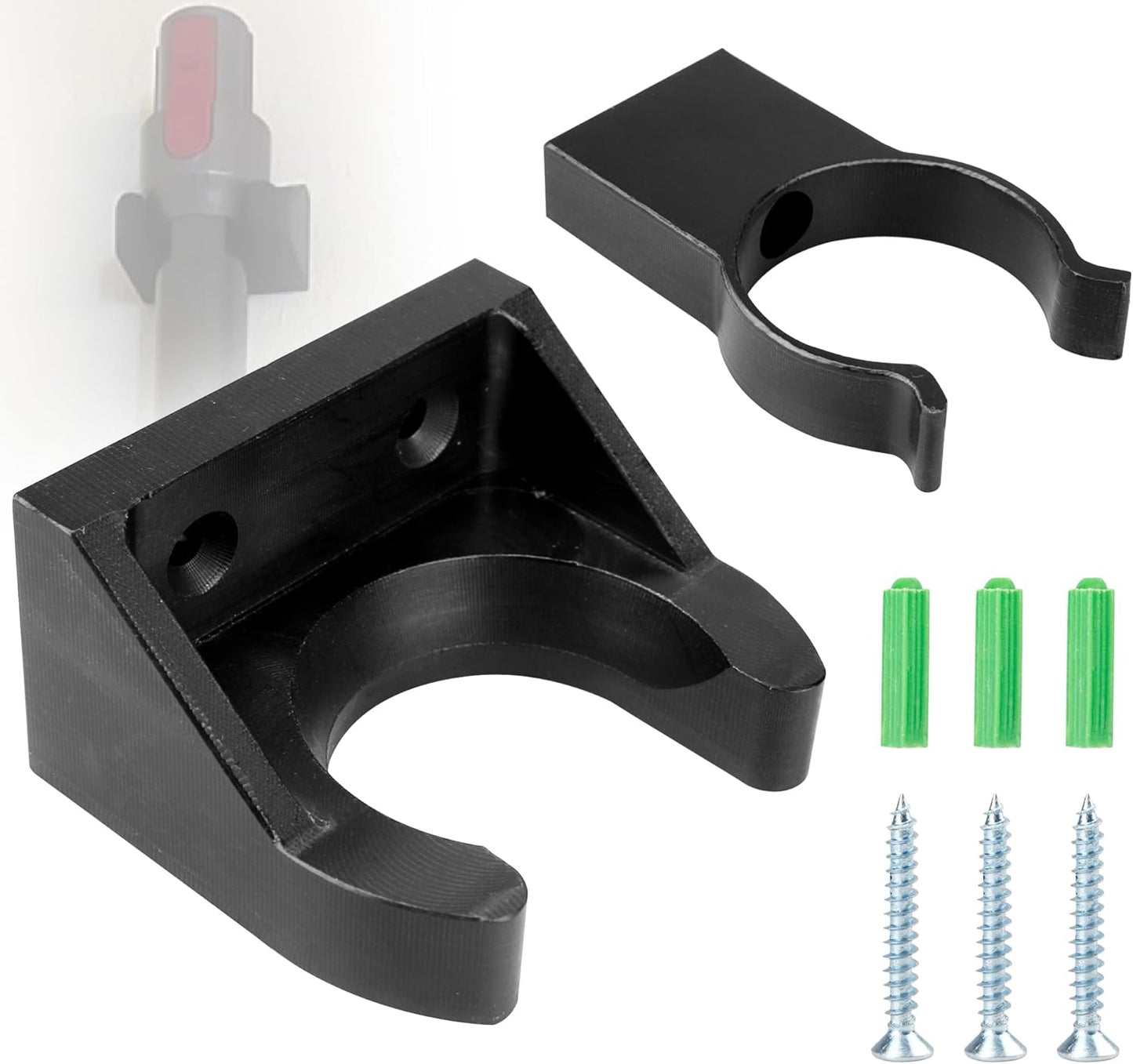 Vacuum Wall Mount Holder Bracket for Dyson Stick Wand Tube - Wall Mount Hook Hanger Compatible with Dyson Stick Vacuum Cleaner V15 V11 V10 V8 V7, Vacuum Attachments & Accessories for Dyson Stick