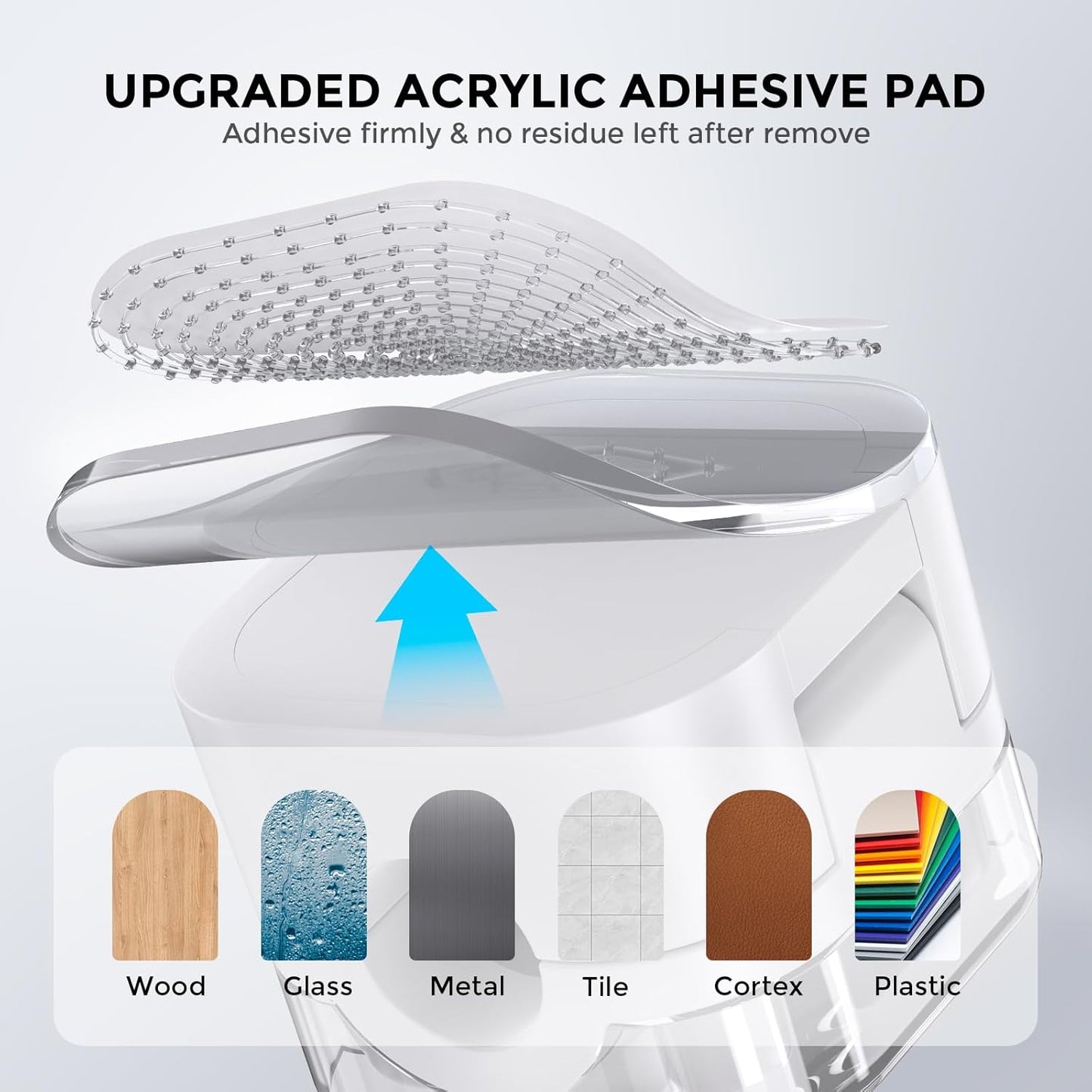 AhaStyle Magnetic Cable Organizer [1s Lock] 6 Pack Cord Holders Clips Strong Adhesive Cord Keeper [Smooth Adjustable] Hide Wire Cord Organizer for Nightstand Kitchen Car Office (White)