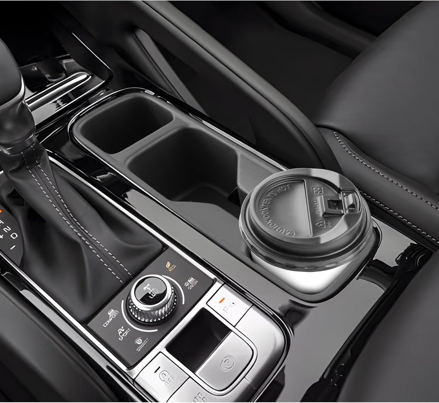 LUWU Cup Holder Compatible with 2020 2021 2022 2023 2024 2025 Kia Telluride Center Console Organizer Drink Holder Replacement for 2025 Kia Telluride Accessories (Compatible with 2020-2025 Telluride)