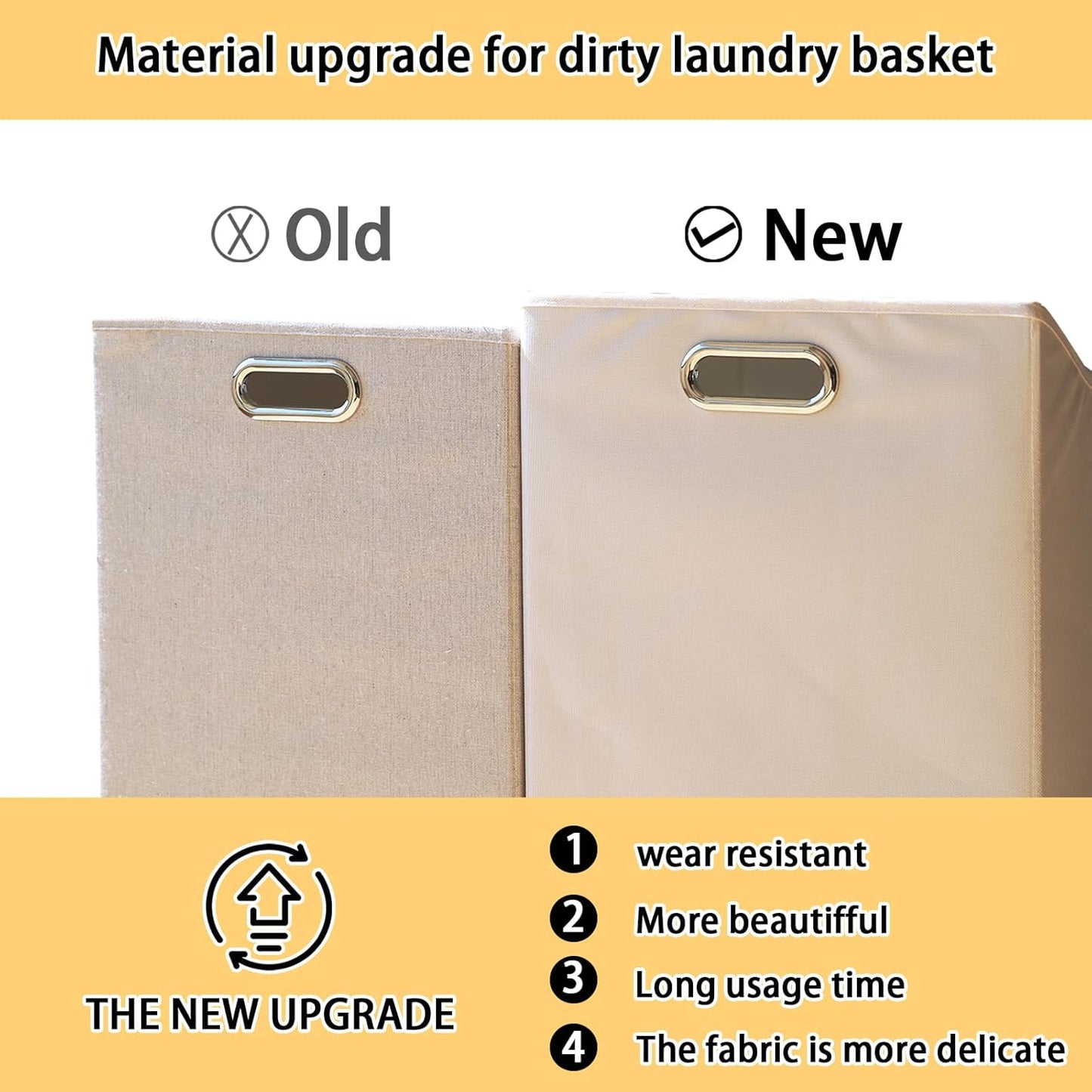 Laundry Hamper with 2-Tier Shelves & Tilt Out Basket, Laundry Baskets Organizer Hampers Bathroom Storage Shelf for Laundry Room, Bathroom, Nursery, Bedroom(2 Tier -Small)