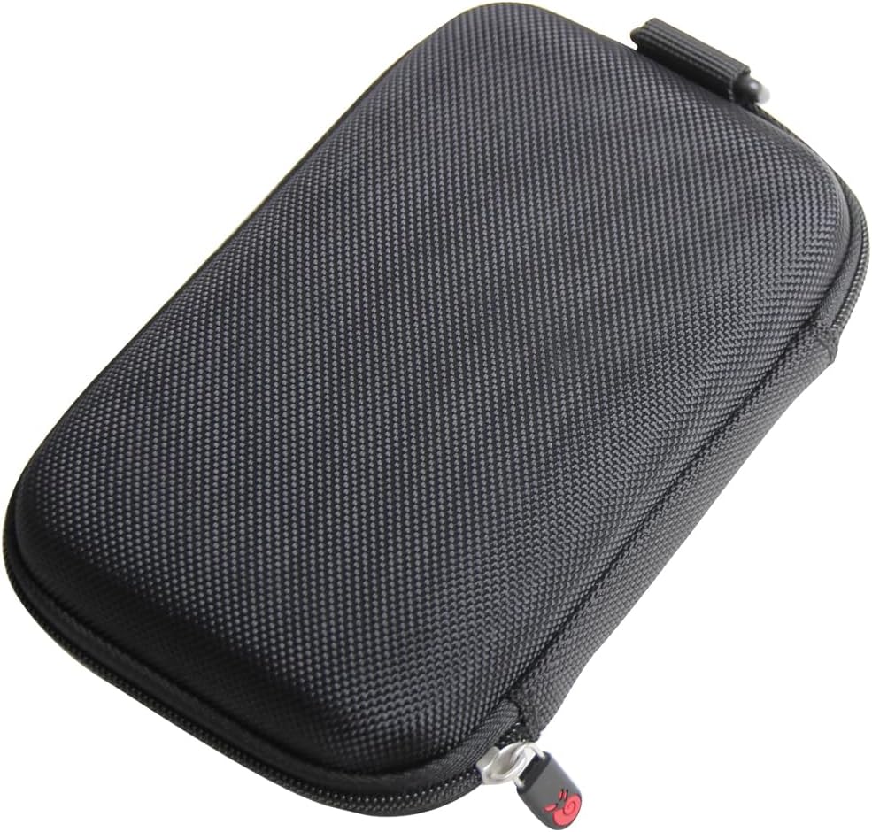 Hermitshell Hard Travel Case for Samsung T7 Shield 2TB / 1TB / 4TB, Portable SSD, USB 3.2 Gen2 External Solid State Drive (Black, Case for 2 Hard Drives)