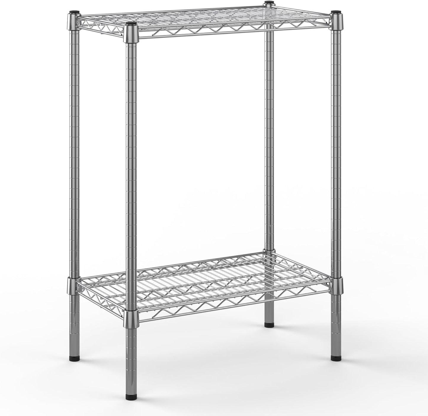 14" Deep x 24" Wide x 34" Height Wire Shelving Kit | 2-Tier | NSF Commercial Storage Rack Unit