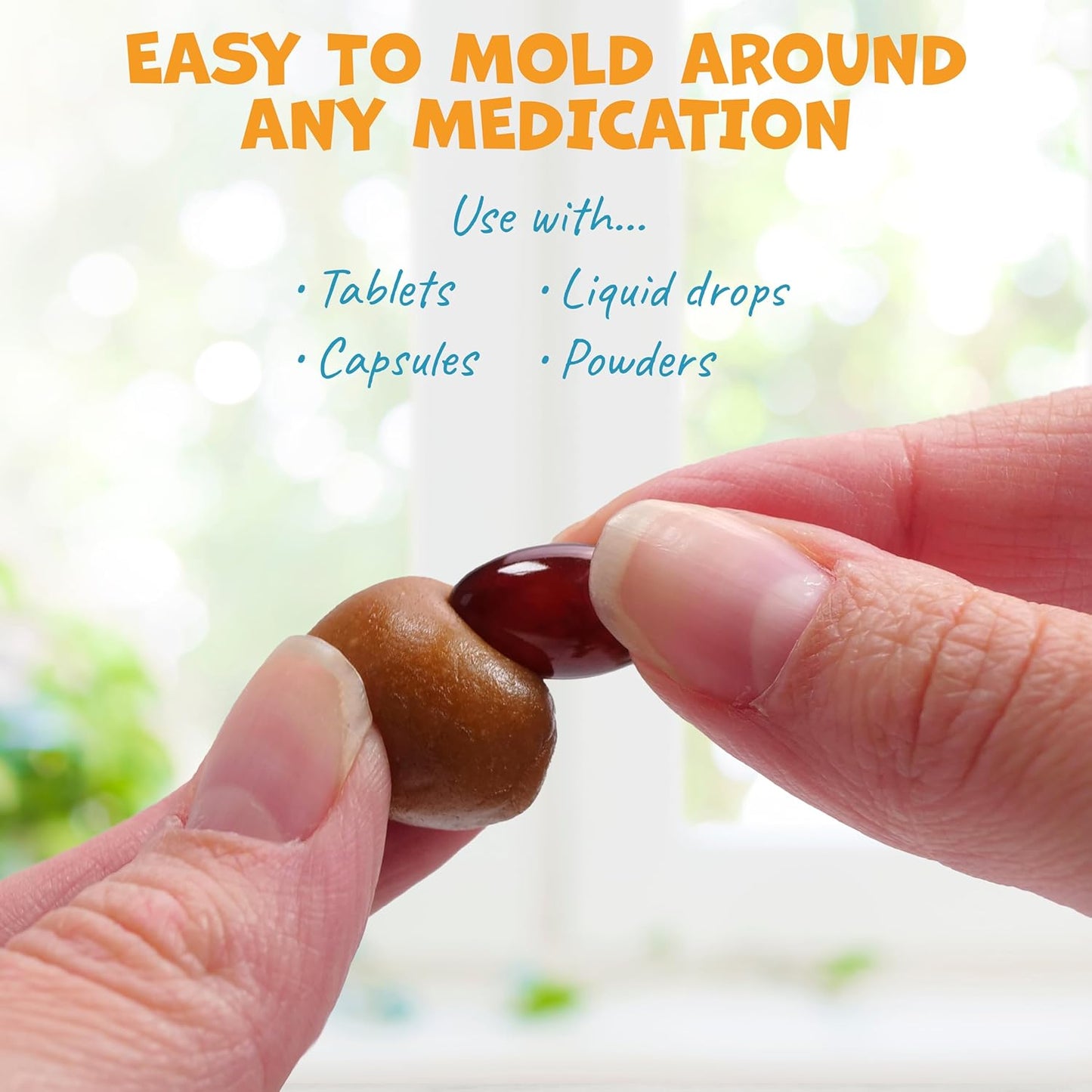 Flavor-Doh - Flavored Pill Wrap for Dogs to Hide Capsules and Create Pill Treats for Dogs - Easy-to-Use Treat Paste for Pet Medication - Bacon n' Cheese (4.2oz)
