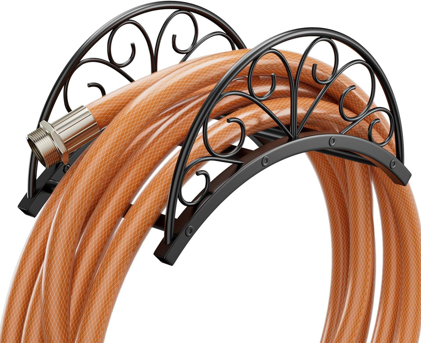 Wall Mounted Hose Holder - Metal Water Hose Holder - Hose Hanger Hose Hook for Water Hose Extension Cords Vacuum Hose.