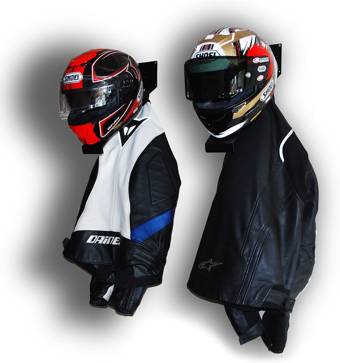Motorcycle Helmet Holder - Helmet Wall Mount - Rack - Display - Storage Rack - Made in USA