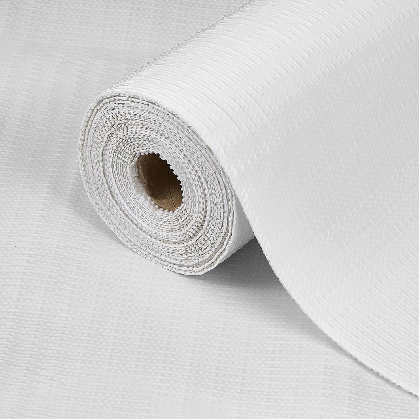 Drawer Shelf Liner for Kitchen Cabinets Non-Adhesive, Non Slip Shelf Paper Waterproof Thickened Cabinet Liners for Shelves, Strong Grip Mats for Cupboard, Dresser, Pantry, White, 17.5 in x 10 FT