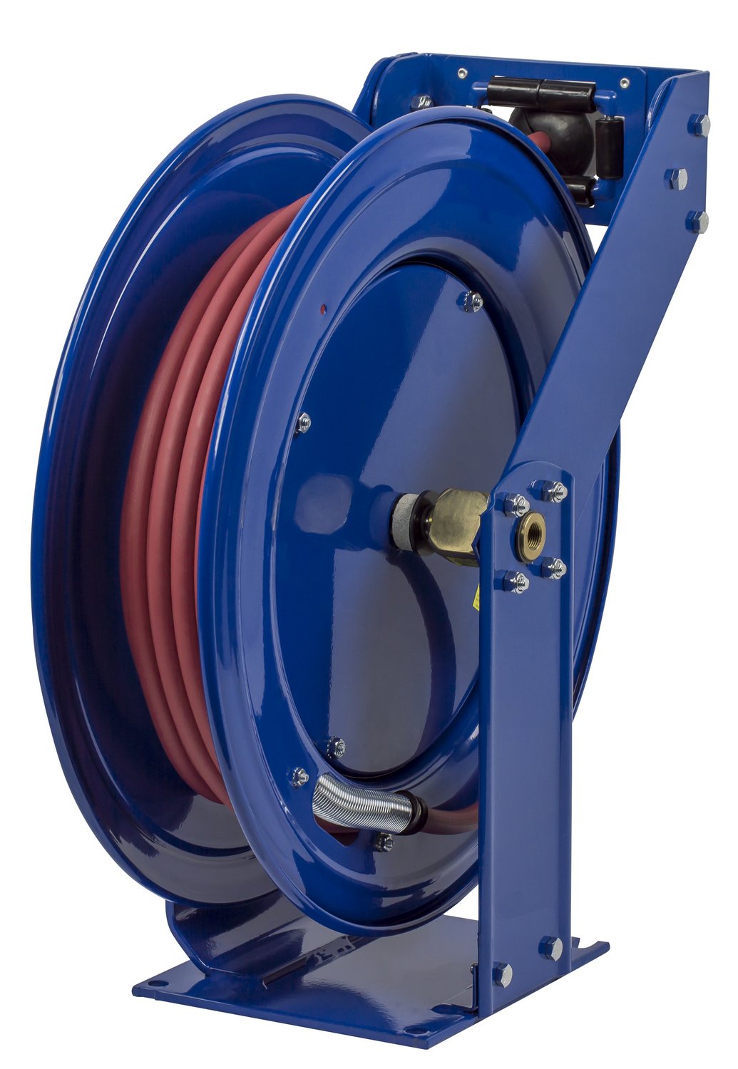 Coxreels T Series Supreme-Duty Air/Water Hose Reel with Hose, Model# TSH-N-650, 1" Hose ID, 50' Length