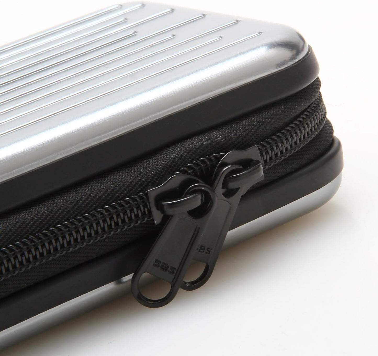 KAYOND Anti-Shock Silver Aluminium Carry Travel Protective Storage Case Bag for 2.5" Inch Portable External Hard Drive HDD USB 2.0/3.0 (Silvery White)