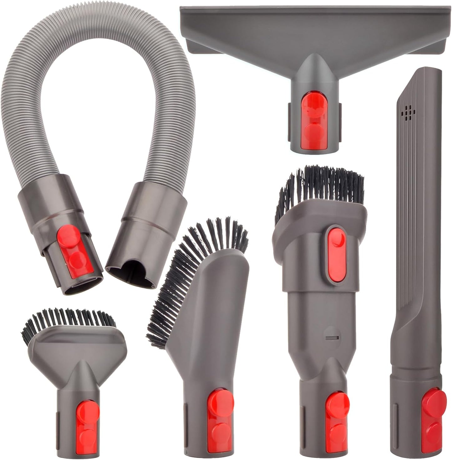Attachments Kit for Dyson V15 V15s V9 V8 V11 V12 V10 V7 Gen5 Cordless Vacuum Cleaner,Compatible with Detect/Absolute/Outsize/Slim Accessories Replacement Brush Parts