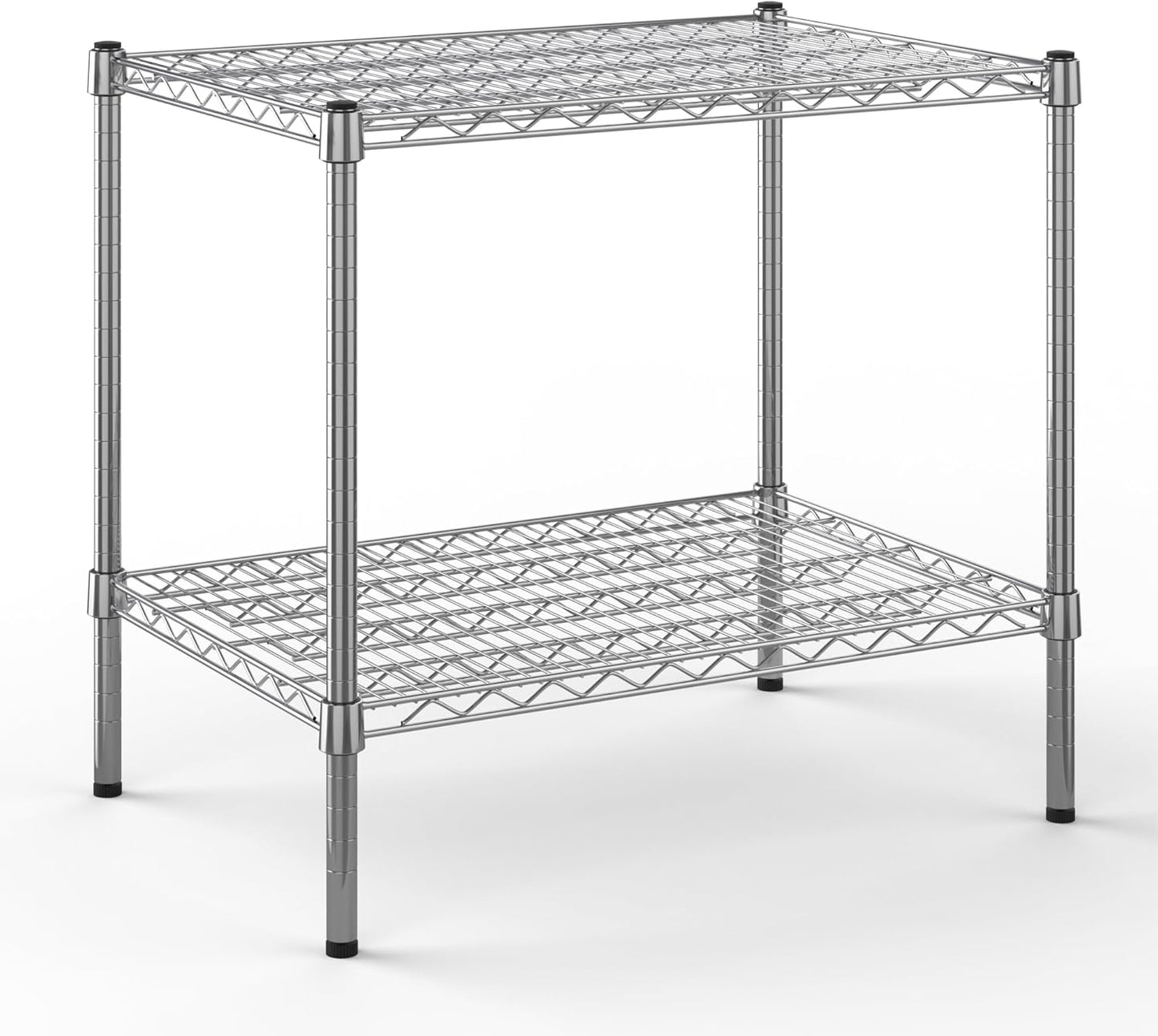 21" Deep x 30" Wide x 27" Height Wire Shelving Kit | 2-Tier | NSF Commercial Storage Rack Unit