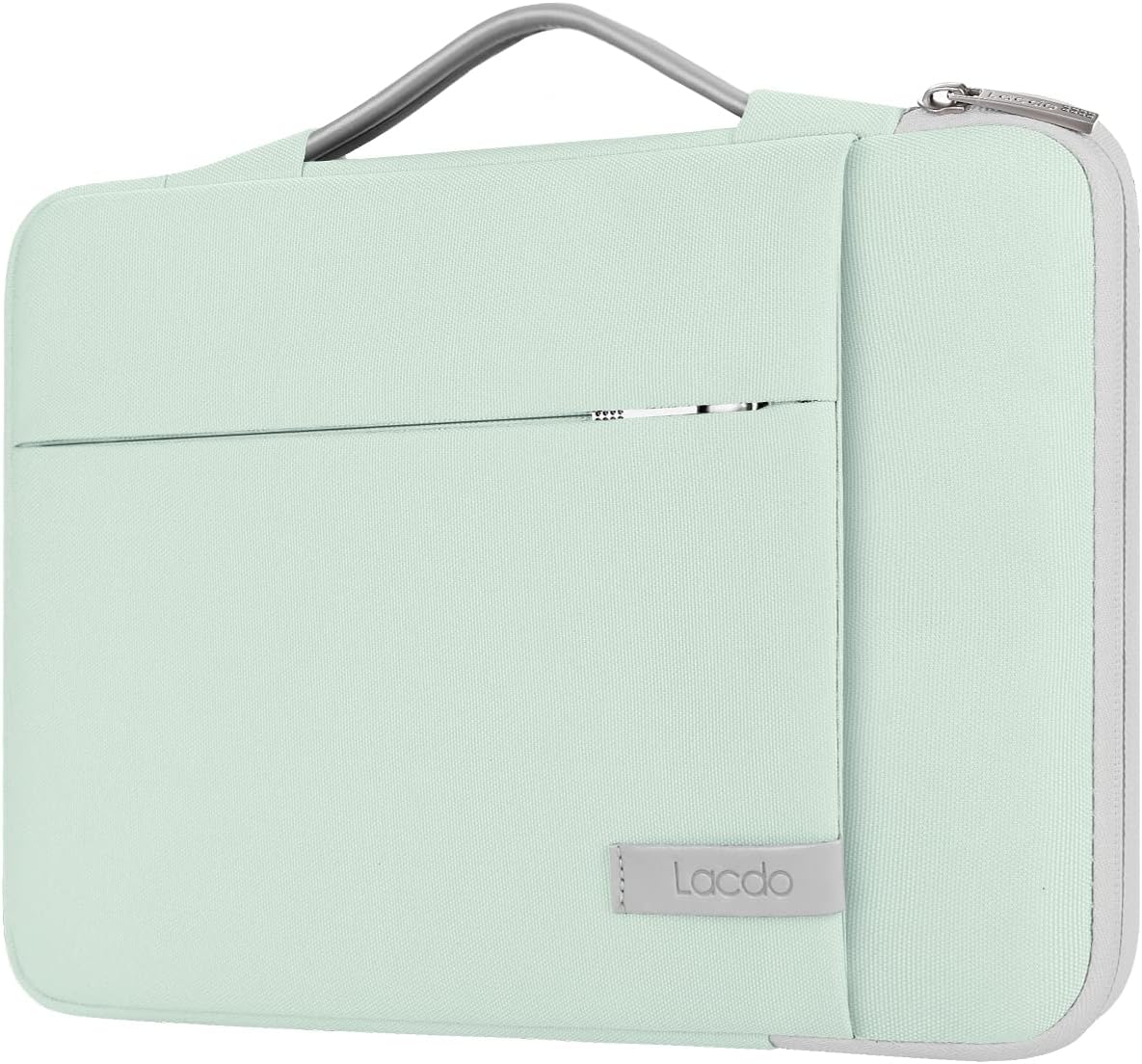 Lacdo 360° Protective Laptop Sleeve Case for 15 inch New MacBook Air M4 A3241 2025, M3 A3114, M2 A2941 2024-2023, 15 inch MacBook Pro A1990 A1707, Dell XPS 15 Plus Computer Bag, Water-Resistant, Green