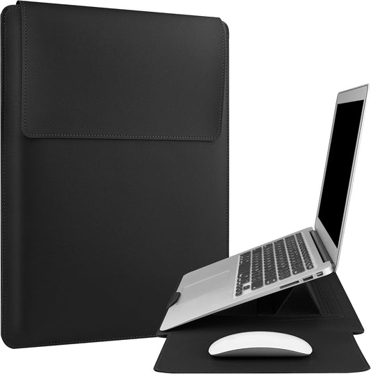 15.6" Laptop Sleeve-Compatible with MacBook Pro 16/15.4'' MacBook Pro 15, Mac Air 15 - Waterproof Soft 15 16 inch pc case for HP, Dell, 15 inch Laptop Sleeve case,Black
