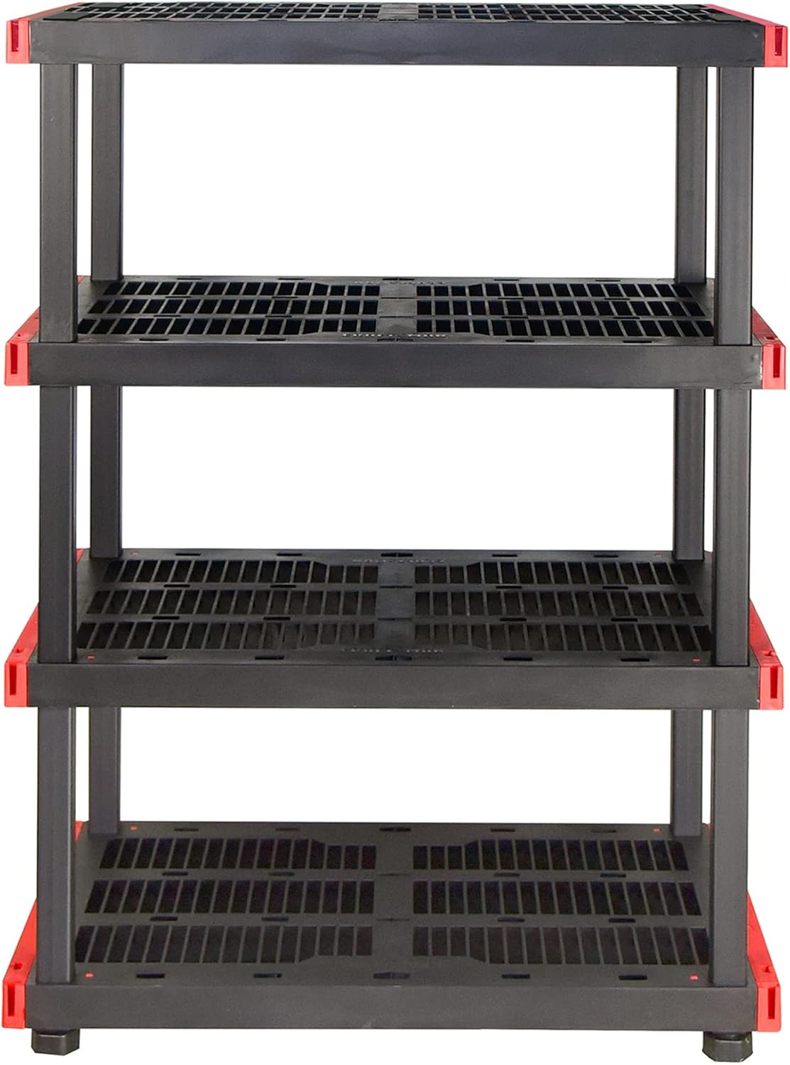 CX Craftsman, 4-Tier Highly Durable Storage Rack, 200lbs/shelf, (55H x 40W x 24D), Interlocking Shelving Unit and Weather-Resistant Design, American Made Garage Shelf
