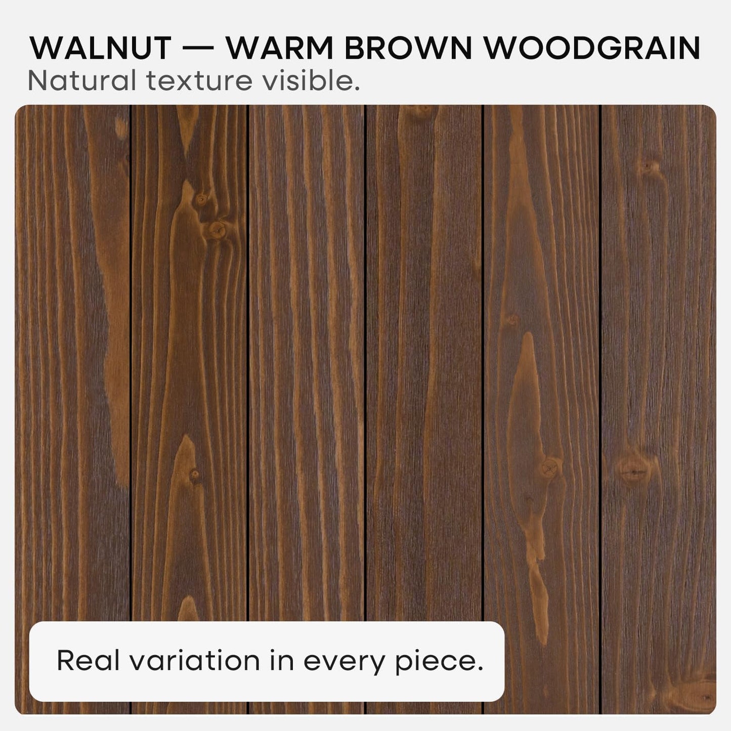Homeforia Classic Walnut 24 inch Floating Shelf, High End Solid Real Wood Small 24inch Floating Shelves for Wall Mounted, 24in Floating Shelves, Heavy Duty Bracket, 24 X 6.5 X 1.75 inches, Set of 4