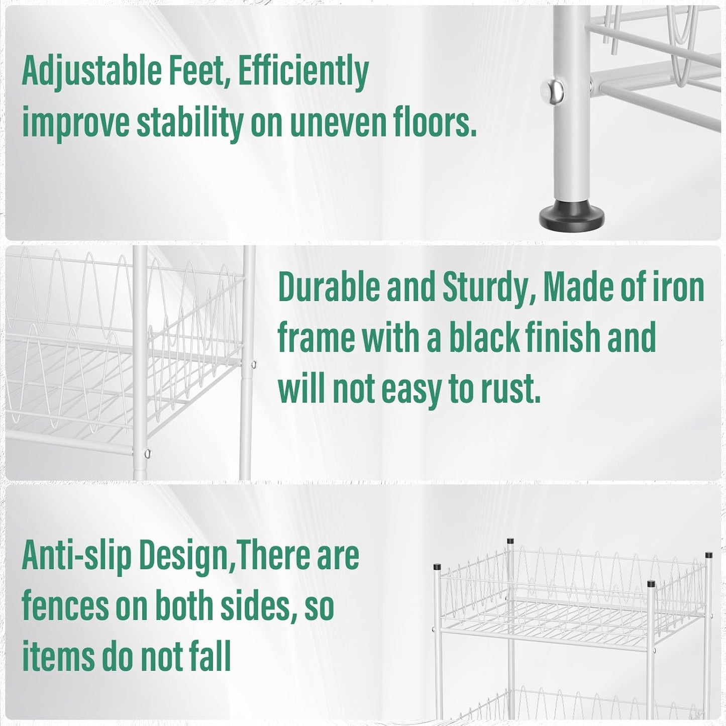 smusei 4 Tier Water Bottle Storage Rack Metal Water Bottle Organizer for Floor, Free Standing Bottled Water Holder Stand Beverage Pantry Drink Shelf Dispenser for Kitchen Pantry