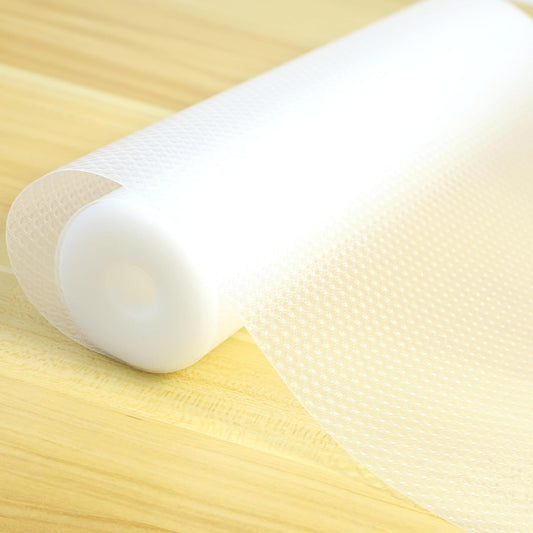 Cabinet Shelf Liner Non Slip Waterproof 12 Inch Wide X 20 Ft Drawer Shelves Liner Non Adhesive Fridge Pantry Closet Cupboard Mat Bathroom Drawer Protector