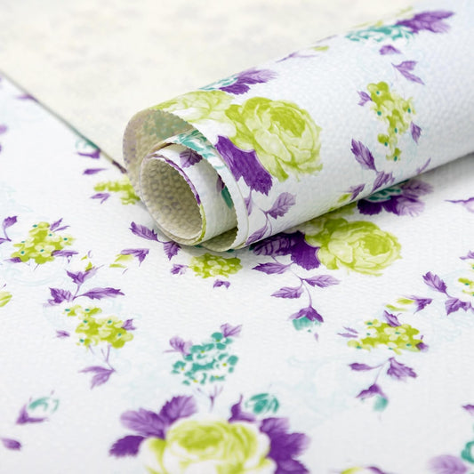 12" W x 120" L Floral Drawer and Shelf Liner for Cabinets, Non-Adhesive Strong Grip Non-Slip Flower Shelf Cabinet Kitchen Shelf Liners for Kitchen Cabinets