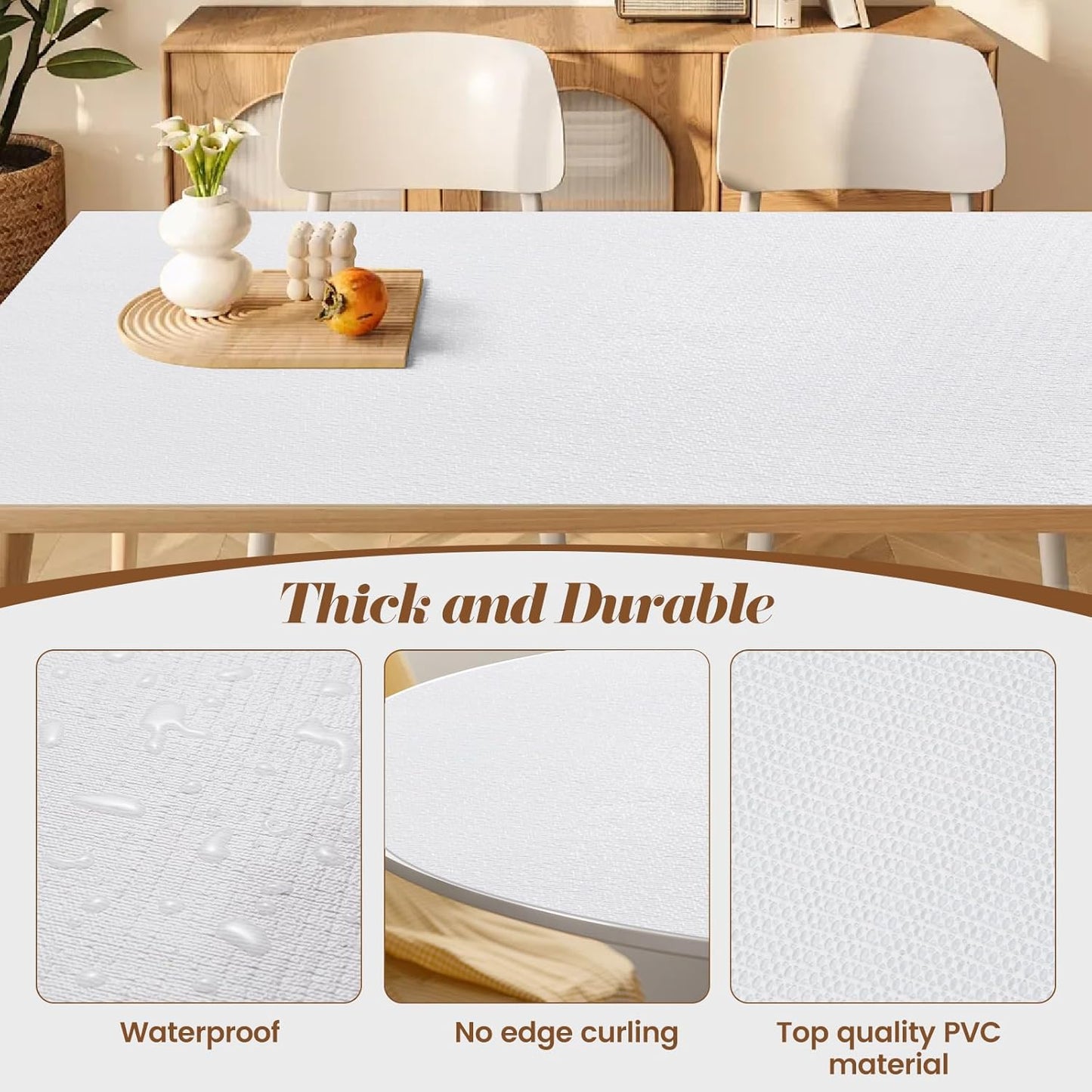 Drawer Shelf Liner for Kitchen Cabinets Non-Adhesive, Non Slip Shelf Paper Waterproof Thickened Cabinet Liners for Shelves, Strong Grip Mats for Cupboard, Dresser, Pantry, White, 23.6 in x 30 FT