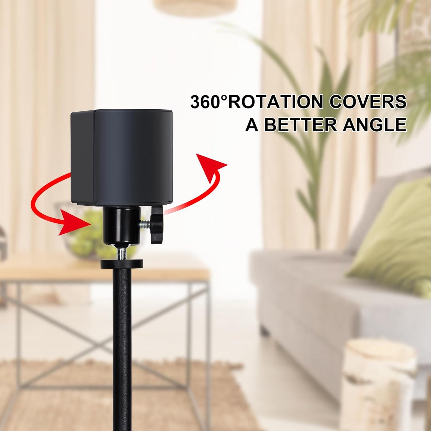 New! Hadar- VR Glass Stand Havey Base - HTC Vive Compatible Sensor Stand and Base Station for Vive Sensors or Oculus Rift Constellation (2-Pack), Black