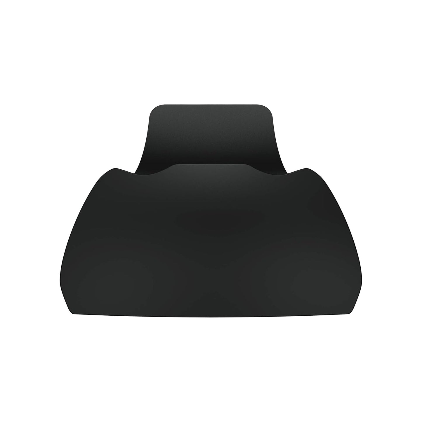 PlayVital Solid Black Controller Display Stand for ps5, Gamepad Accessories Desk Holder for ps5 Controller with Rubber Pads