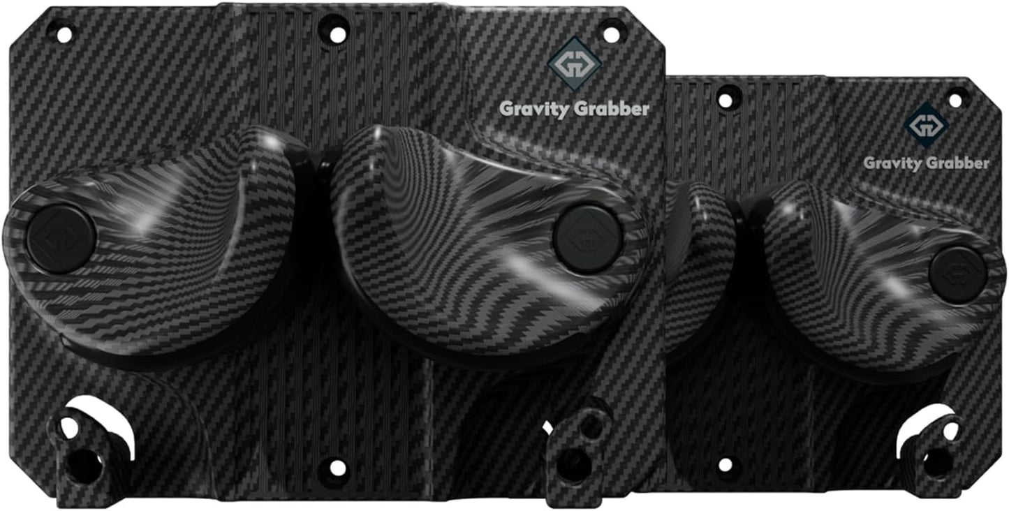 Gravity Grabber - Ultimate Ski & Snowboard Wall Rack | Secure, Non-Slip Storage | Fits Any Ski/Board | Garage Organization | Ski Storage Rack | Snowboard Storage Rack | Winter Gear Organizer | 2 Pck