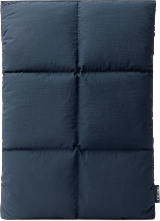 Comfyable Puffy Laptop Sleeve 13 Inch 14 Inch, Quilted Puffer Laptop Carrying Case, Pillow Case Compatible with MacBook Air M4 2025 M3 M2 M1, MacBook Pro M5 M4 Pro/Max, Dark Blue