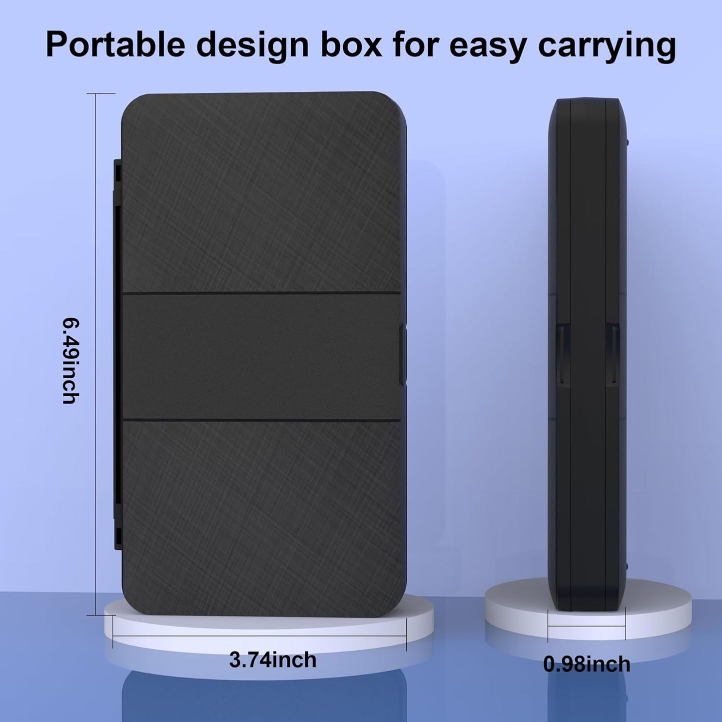 iPLYGAM Switch Game Case for Nintendo Switch 2/Switch/OLED/Lite with 48 Slots and 80 Memory Micro SD Card Storage, Portable Travel Switch Game Holder Organizer, Game Card Protective for Festival Gift