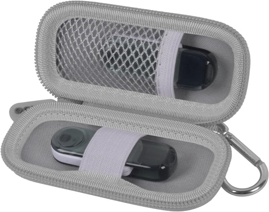 USB Flash Drive Case, SD Card Holder Compatible with Thumb Drive, Memory Cards, SDXC SDHC Storage Bag, Electronic Accessories Organizer for SanDisk for Samsung for Inland (Grey)