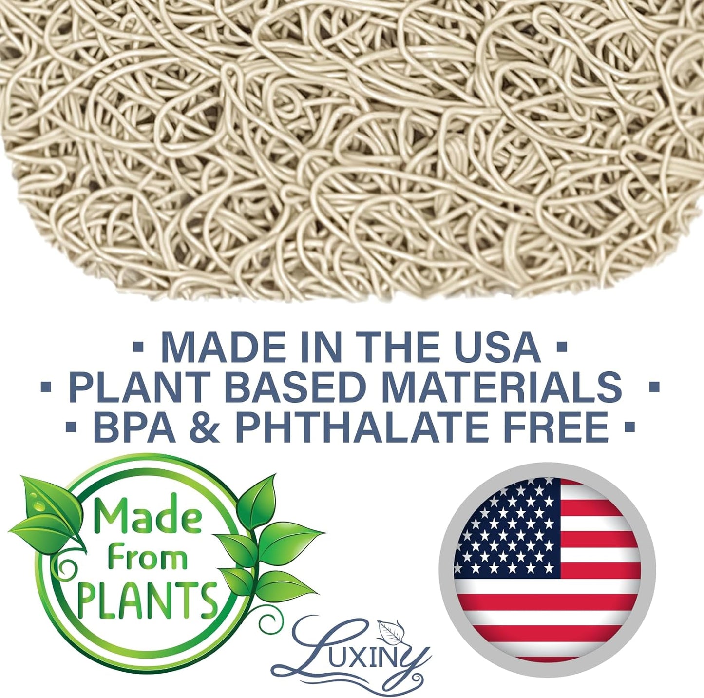 Soap Savers for Bar Soap, American Made by Luxiny, Lifts Soap in Soap Dishes & Shower Soap Holders -Handmade Soap Lasts Longer -Made from Plant Based Materials (Sand)