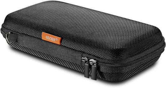 GLCON Portable Protection Hard EVA Case for External Battery,Cell Phone,GPS,Hard Drive,USB Charging Cable,Carrying Bag Mesh Inner Pocket,Zipper Enclosure,Universal Travel Pouch Bag