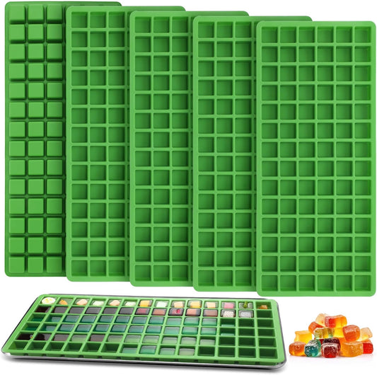 5 Pcs Silicone Food Molds for Harvest Right Freeze Dryer Harvest Right Medium Square Trays Dividers Food Mold for Fruit Vegetable Cake Freeze Drying Accessories (Large)
