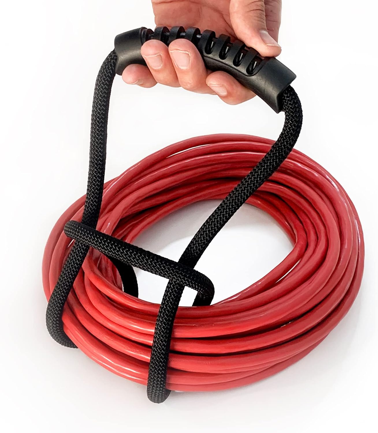 Loop-It Storage Straps by Wrap-It Storage - 24-inch (3-Pack) Black - Extension Cord Organizer, Vacuum Hose Holder, Shop Storage, Air or Water Hose Organizer for your Home, Garage, Boat, RV and More