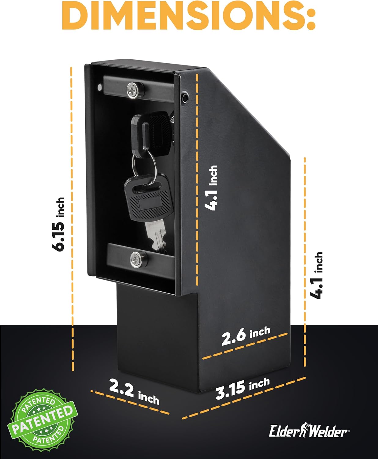 Elder Welder® Electrical Outlet Hidden Wall Safe | 100% Real Wall Plate Included | Easy to Install | Hidden Safe for Money | Wall Safes Between Studs | Secret Storage | Invisible Safe