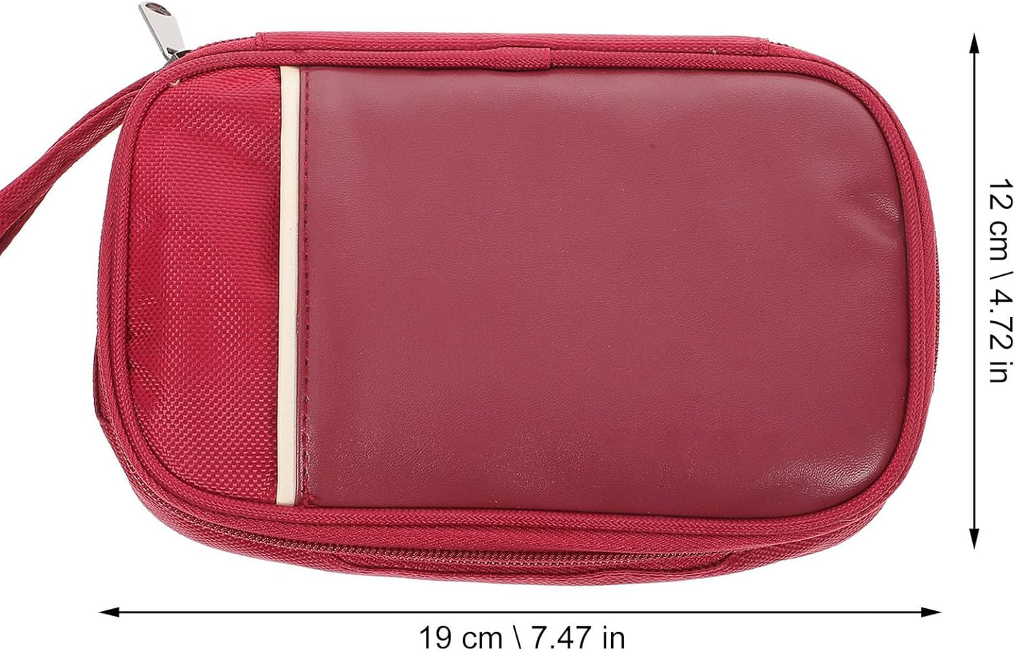 Travel Cord Organizer Pouch Accessories Storage Case for Charger Cables Earphones with Smooth Zip Closure Compact Travel Tech Essential for Women
