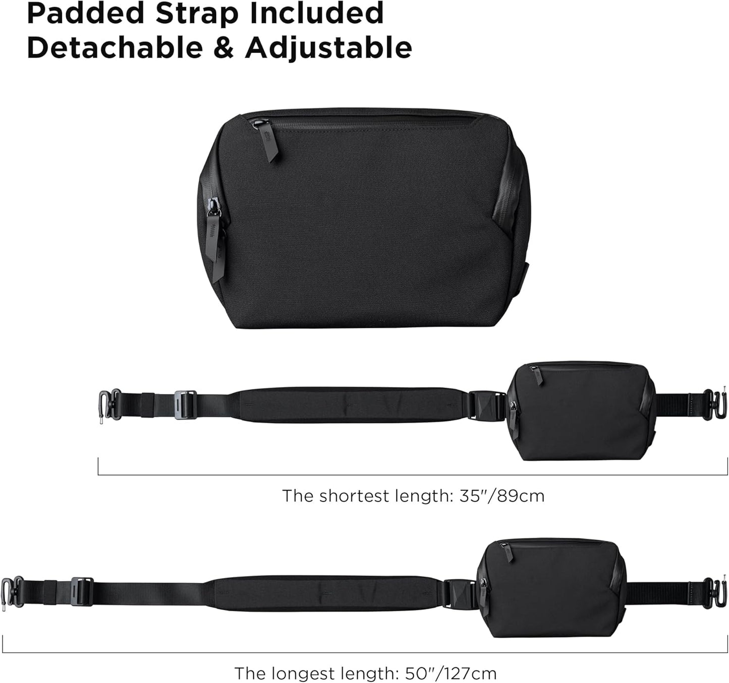 ALPAKA Vertex Pouch - Mens Sling Bag, Fits iPad Mini, Electronics & Accessories, Removable Strap, Weatherproof Fabric